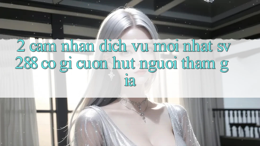 2. Cảm nhận Dịch Vụ Mới nhất sv288: Có Gì Cuốn Hút Người tham gia? 2. Cảm nhận Dịch Vụ Mới nhất sv288: Có Gì Cuốn Hút Người tham gia?