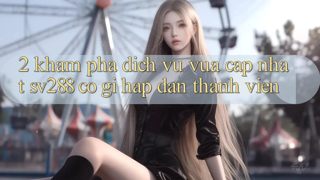 2. Khám Phá Dịch Vụ Vừa cập nhật sv288: Có Gì Hấp dẫn Thành viên? 2. Khám Phá Dịch Vụ Vừa cập nhật sv288: Có Gì Hấp dẫn Thành viên?