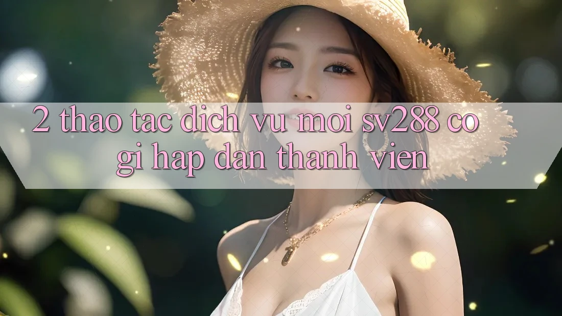 2. Thao tác Dịch Vụ Mới sv288: Có Gì Hấp dẫn Thành viên?