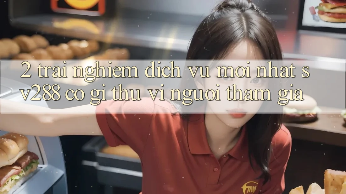 2. Trải nghiệm Dịch Vụ Mới nhất sv288: Có Gì Thú vị Người tham gia? 2. Trải nghiệm Dịch Vụ Mới nhất sv288: Có Gì Thú vị Người tham gia?