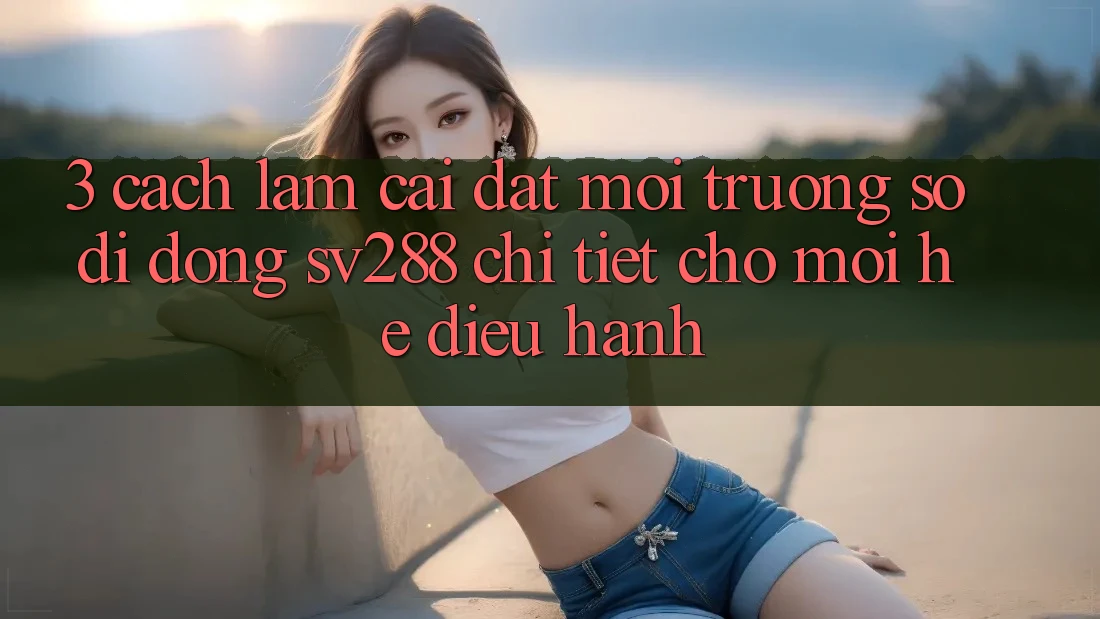 3. Cách làm Cài đặt Môi trường số di động sv288 Chi Tiết Cho Mọi Hệ Điều Hành
