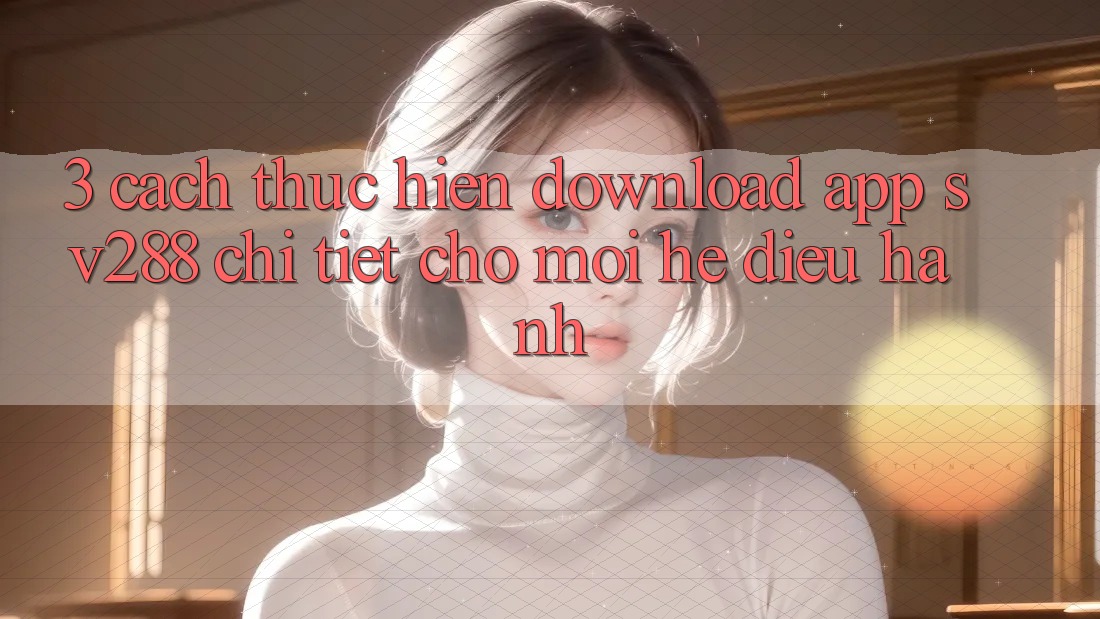 3. Cách thực hiện Download App sv288 Chi Tiết Cho Mọi Hệ Điều Hành