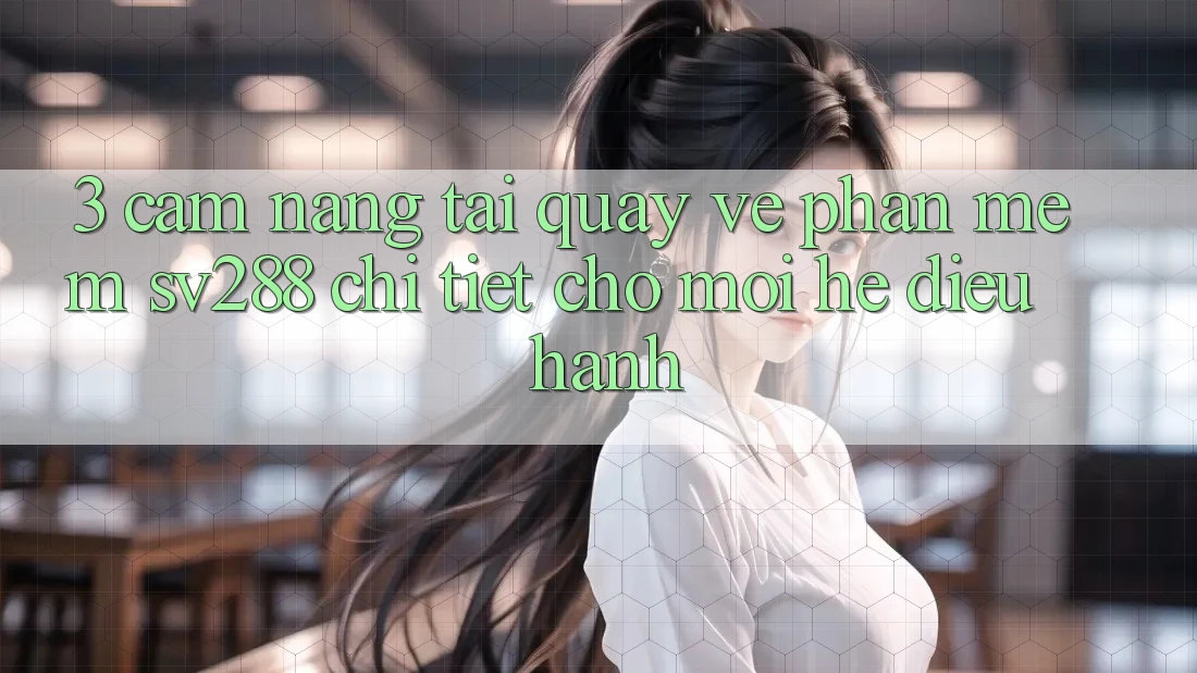 3. Cẩm nang Tải quay về Phần mềm sv288 Chi Tiết Cho Mọi Hệ Điều Hành
