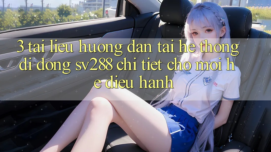 3. Tài liệu hướng dẫn Tải Hệ thống di động sv288 Chi Tiết Cho Mọi Hệ Điều Hành