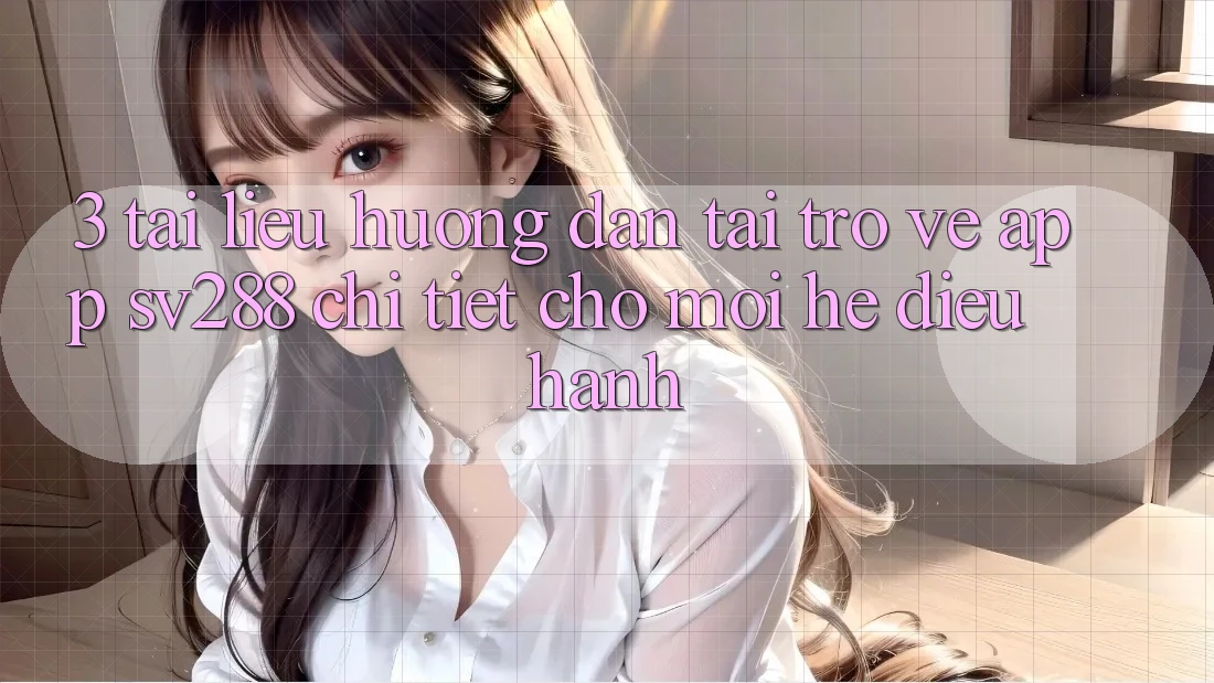 3. Tài liệu hướng dẫn Tải trở về App sv288 Chi Tiết Cho Mọi Hệ Điều Hành