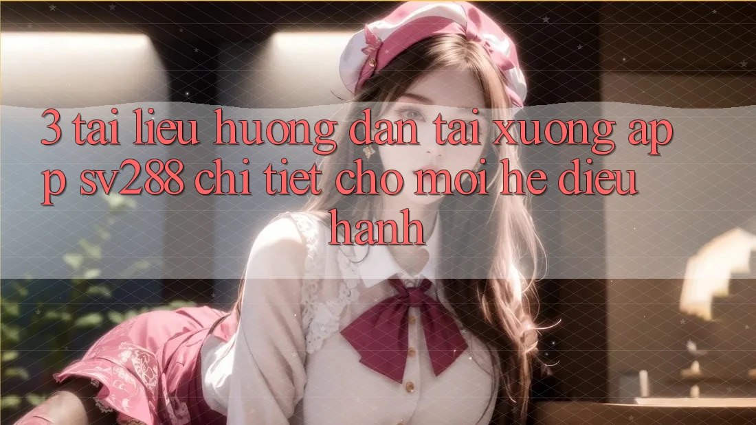 3. Tài liệu hướng dẫn Tải xuống App sv288 Chi Tiết Cho Mọi Hệ Điều Hành 3. Tài liệu hướng dẫn Tải xuống App sv288 Chi Tiết Cho Mọi Hệ Điều Hành