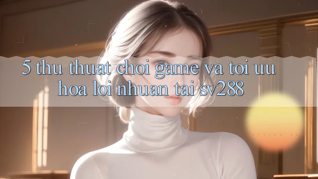 5. Thủ thuật Chơi Game Và Tối Ưu Hóa Lợi Nhuận Tại sv288 5. Thủ thuật Chơi Game Và Tối Ưu Hóa Lợi Nhuận Tại sv288