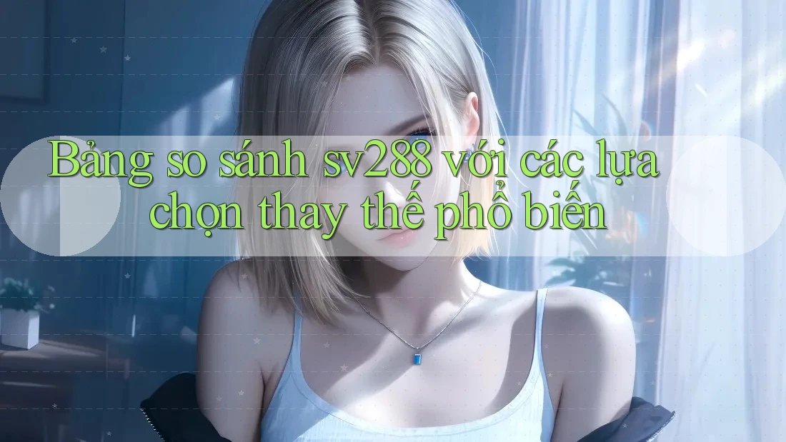 Bảng so sánh sv288 với các lựa chọn thay thế phổ biến Bảng so sánh sv288 với các lựa chọn thay thế phổ biến