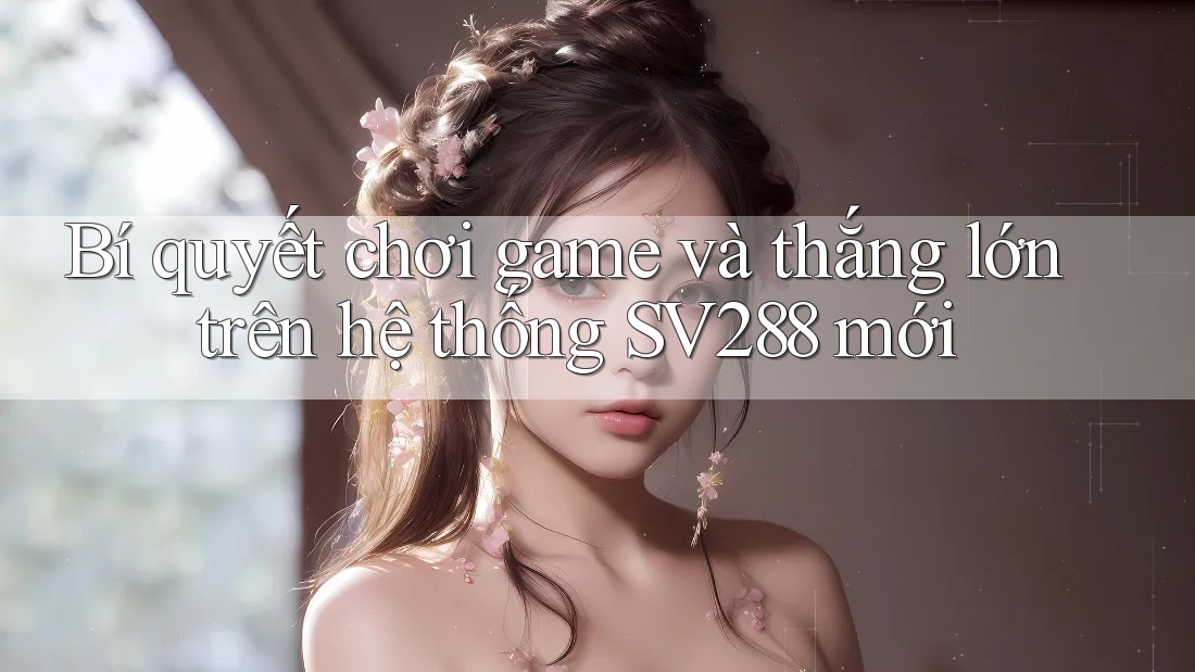 Bí quyết chơi game và thắng lớn trên hệ thống SV288 mới