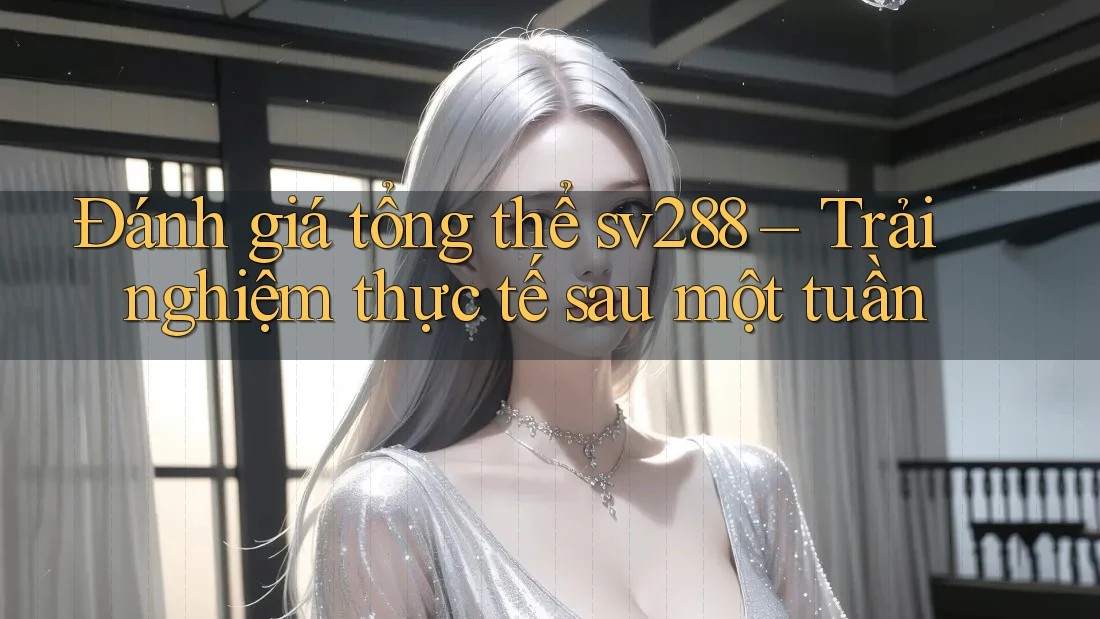 Đánh giá tổng thể sv288 – Trải nghiệm thực tế sau một tuần