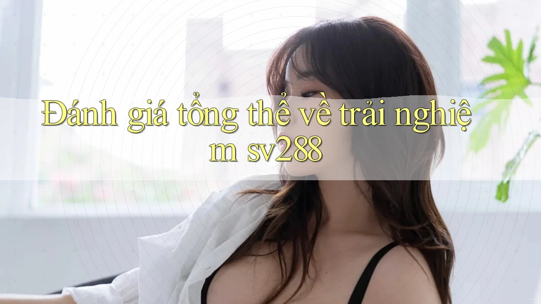 Đánh giá tổng thể về trải nghiệm sv288 Đánh giá tổng thể về trải nghiệm sv288