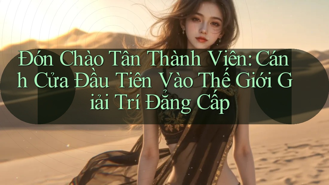 Đón Chào Tân Thành Viên: Cánh Cửa Đầu Tiên Vào Thế Giới Giải Trí Đẳng Cấp Đón Chào Tân Thành Viên: Cánh Cửa Đầu Tiên Vào Thế Giới Giải Trí Đẳng Cấp