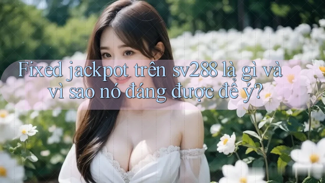 Fixed jackpot trên sv288 là gì và vì sao nó đáng được để ý? Fixed jackpot trên sv288 là gì và vì sao nó đáng được để ý?