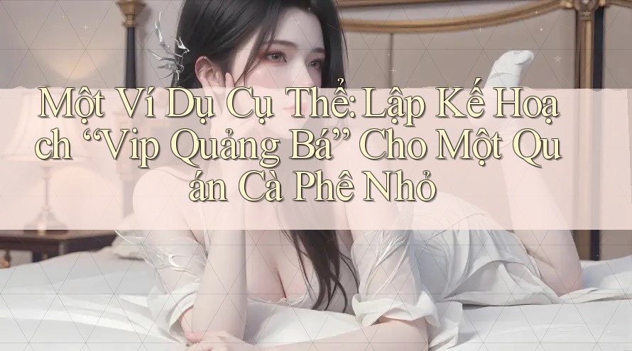 Một Ví Dụ Cụ Thể: Lập Kế Hoạch “Vip Quảng Bá” Cho Một Quán Cà Phê Nhỏ
