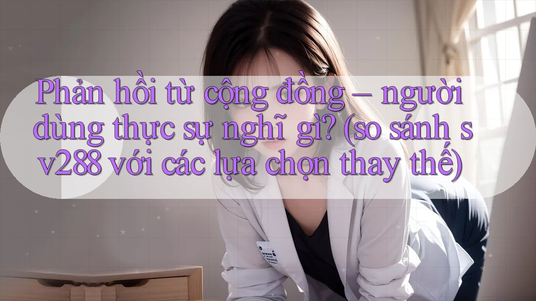 Phản hồi từ cộng đồng – người dùng thực sự nghĩ gì? (so sánh sv288 với các lựa chọn thay thế) Phản hồi từ cộng đồng – người dùng thực sự nghĩ gì? (so sánh sv288 với các lựa chọn thay thế)