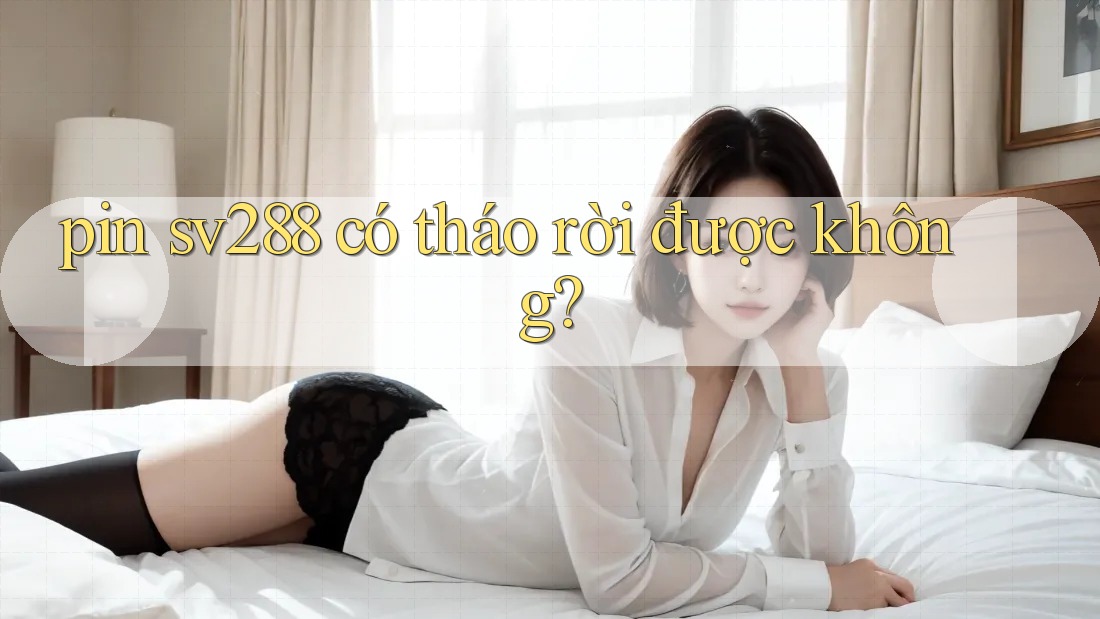 pin sv288 có tháo rời được không?
