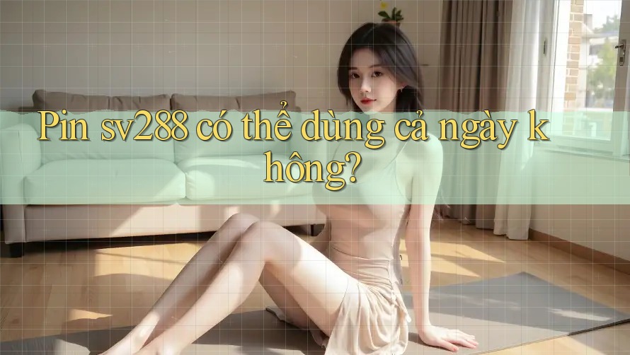 Pin sv288 có thể dùng cả ngày không?