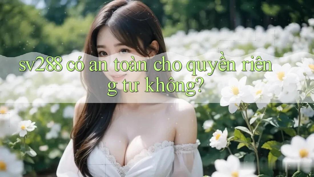 sv288 có an toàn cho quyền riêng tư không? sv288 có an toàn cho quyền riêng tư không?