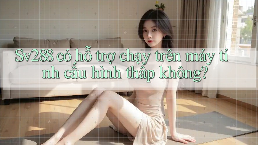Sv288 có hỗ trợ chạy trên máy tính cấu hình thấp không?