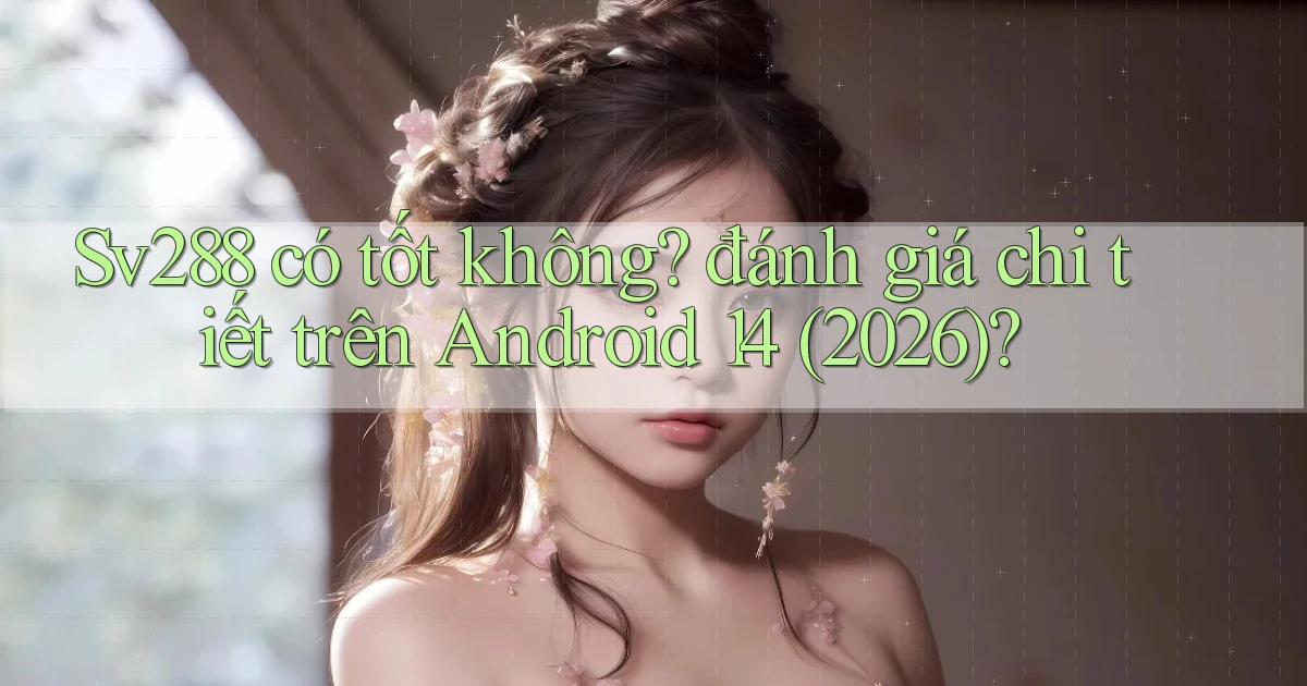 Sv288 có tốt không đánh giá chi tiết trên Android 14 (2026)