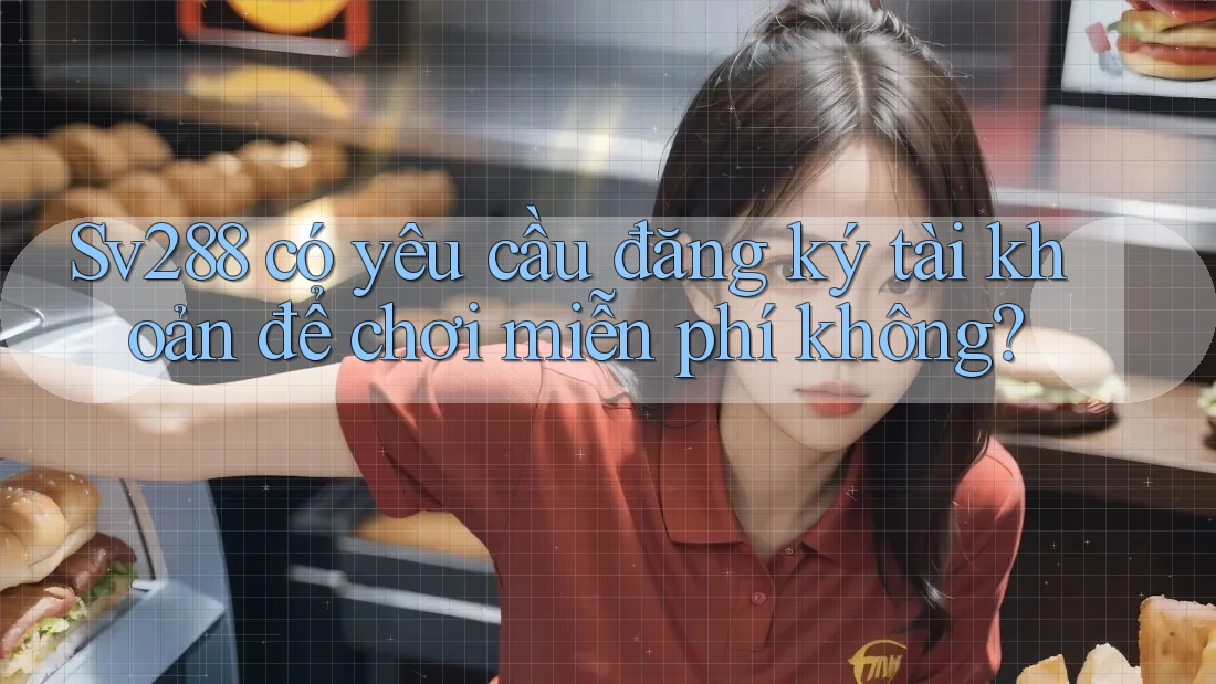 Sv288 có yêu cầu đăng ký tài khoản để chơi miễn phí không?