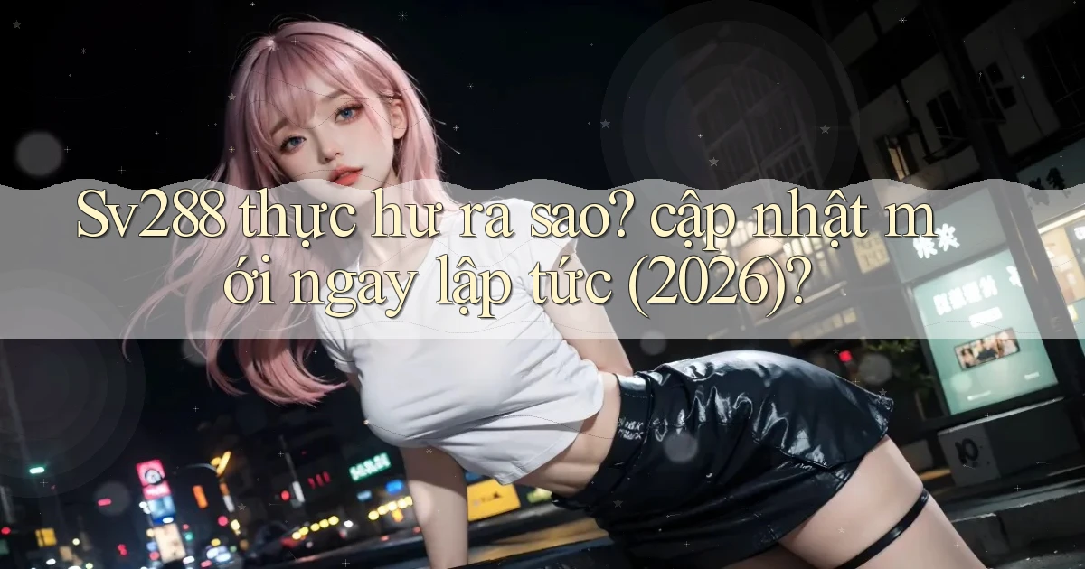 Sv288 thực hư ra sao cập nhật mới ngay lập tức (2026)