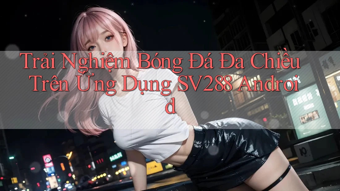 Trải Nghiệm Bóng Đá Đa Chiều Trên Ứng Dụng SV288 Android Trải Nghiệm Bóng Đá Đa Chiều Trên Ứng Dụng SV288 Android