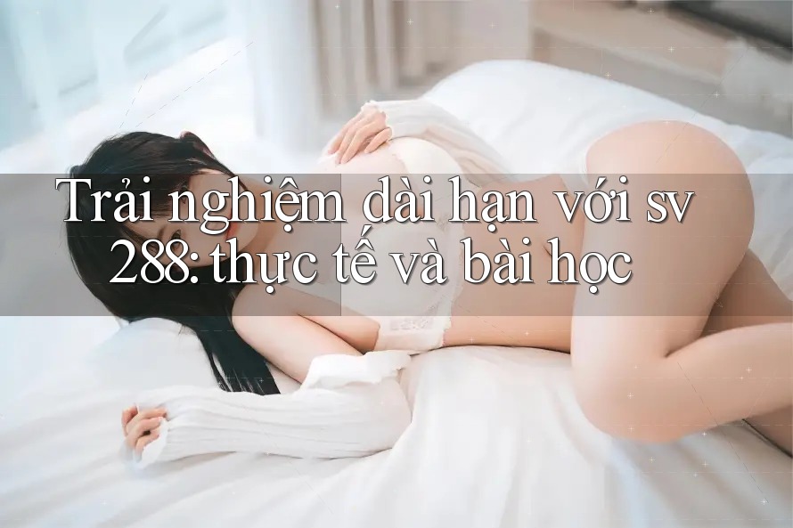 Trải nghiệm dài hạn với sv288: thực tế và bài học Trải nghiệm dài hạn với sv288: thực tế và bài học